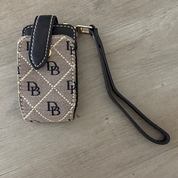 Dooney & Bourke Black and Brown Holster EUC - Picture 1 of 7